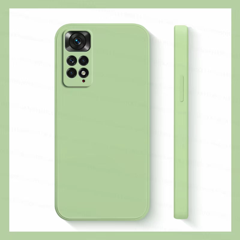Elevate Your Style with the Premium Shockproof Liquid Silicone Case for Xiaomi Redmi Note 11 Series - Ultimate Protection Meets Chic Design
