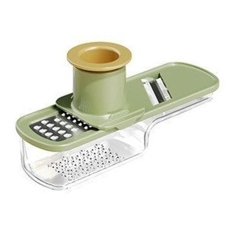 Multifunctional Garlic Grinder, Compact Design, Professional Mandoline Slicer, Multi-Purpose Kitchen Grinder with Stainless Steel Blades, Easy to Use & Clean, for Home, Restaurant