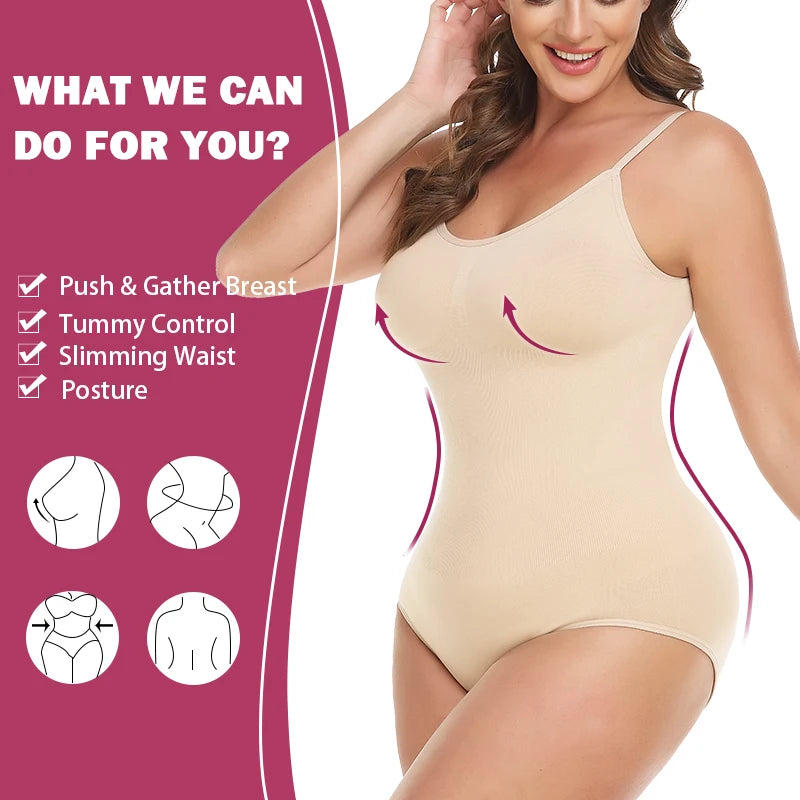 Ultimate Women's Bodysuit Shapewear - Experience Full Body Tummy Control and Butt Lifting for a Stunning Hourglass Figure