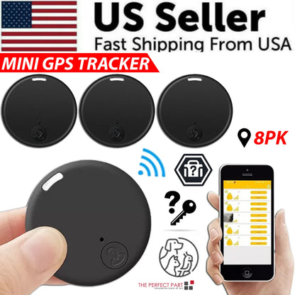 Discover Peace of Mind with Our Bluetooth Mini GPS Tracker - Ideal for Kids and Pets! Keep Your Loved Ones Safe Anytime, Anywhere!