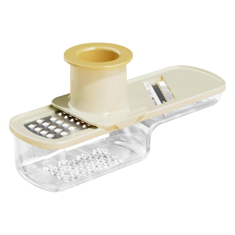 Multifunctional Garlic Grinder, Compact Design, Professional Mandoline Slicer, Multi-Purpose Kitchen Grinder with Stainless Steel Blades, Easy to Use & Clean, for Home, Restaurant