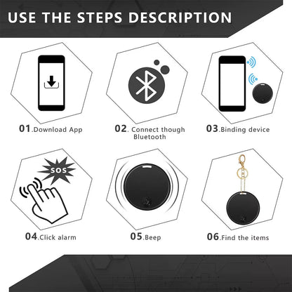 Discover Peace of Mind with Our Bluetooth Mini GPS Tracker - Ideal for Kids and Pets! Keep Your Loved Ones Safe Anytime, Anywhere!