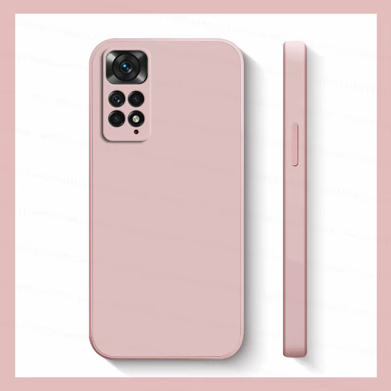 Elevate Your Style with the Premium Shockproof Liquid Silicone Case for Xiaomi Redmi Note 11 Series - Ultimate Protection Meets Chic Design