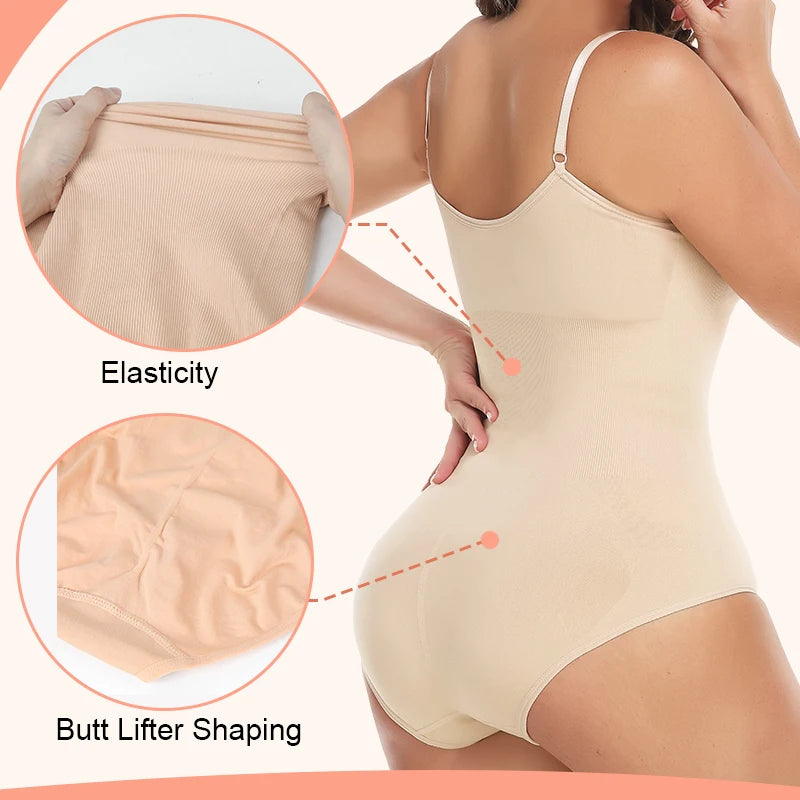 Ultimate Women's Bodysuit Shapewear - Experience Full Body Tummy Control and Butt Lifting for a Stunning Hourglass Figure