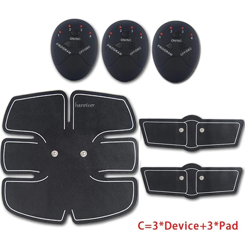 Ems Electric Muscle Stimulator - Ultimate Abdominal & Buttock Trainer for Six Pack Fitness and Slimming Massage