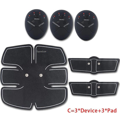 Ems Electric Muscle Stimulator - Ultimate Abdominal & Buttock Trainer for Six Pack Fitness and Slimming Massage