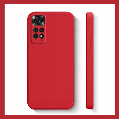 Elevate Your Style with the Premium Shockproof Liquid Silicone Case for Xiaomi Redmi Note 11 Series - Ultimate Protection Meets Chic Design