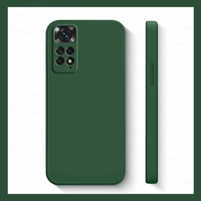Elevate Your Style with the Premium Shockproof Liquid Silicone Case for Xiaomi Redmi Note 11 Series - Ultimate Protection Meets Chic Design