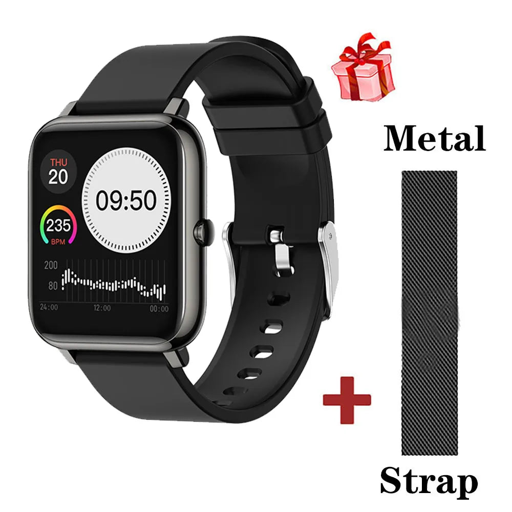 Revolutionary Smart Fitness Tracker Smartwatch for Men and Women - Heart Rate Monitor, Sleep Tracker, Waterproof Design with Music Control