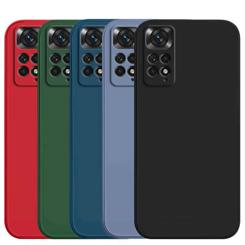 Elevate Your Style with the Premium Shockproof Liquid Silicone Case for Xiaomi Redmi Note 11 Series - Ultimate Protection Meets Chic Design
