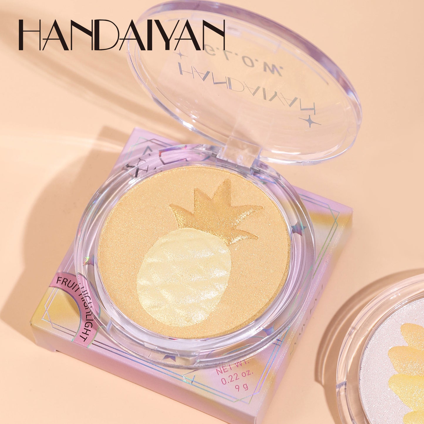 Handaiyan Fruit Series Highlight Powder Pearlescent Fine Glitter Brightening Makeup Palette