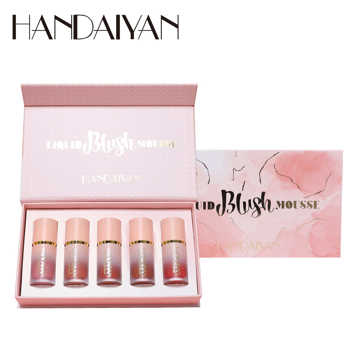 Handaiyan Four-Times Matte Lip Gloss Set Long Lasting No-Transfer Cup Lipstick