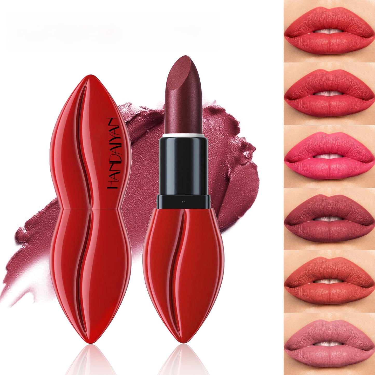 Handaiyan 5-Piece Liquid Blush Stick Set Shimmer Matte Easy-to-Blend Repair Blush