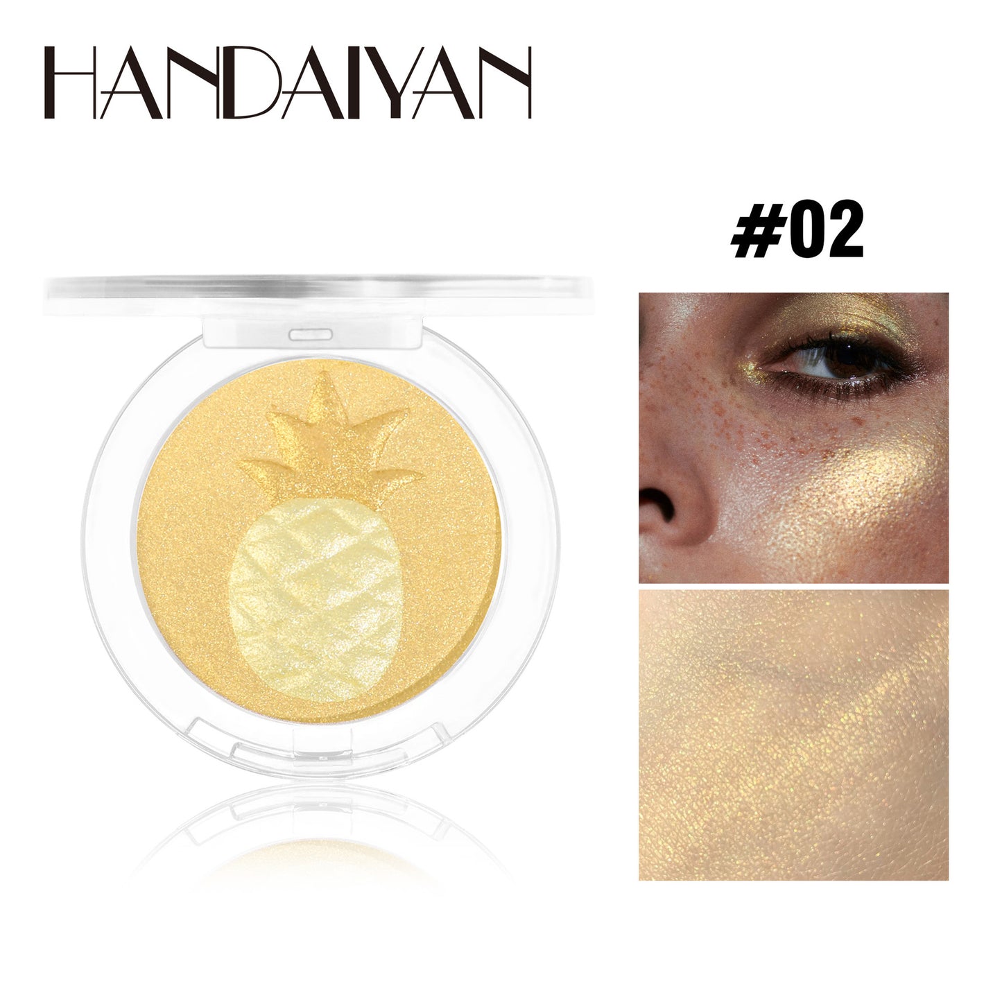 Handaiyan Fruit Series Highlight Powder Pearlescent Fine Glitter Brightening Makeup Palette