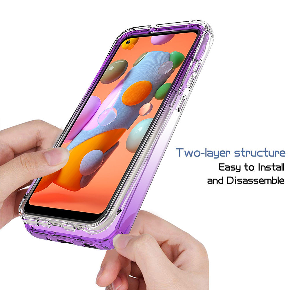 Gradient TPU PC Protective Phone Case for Android