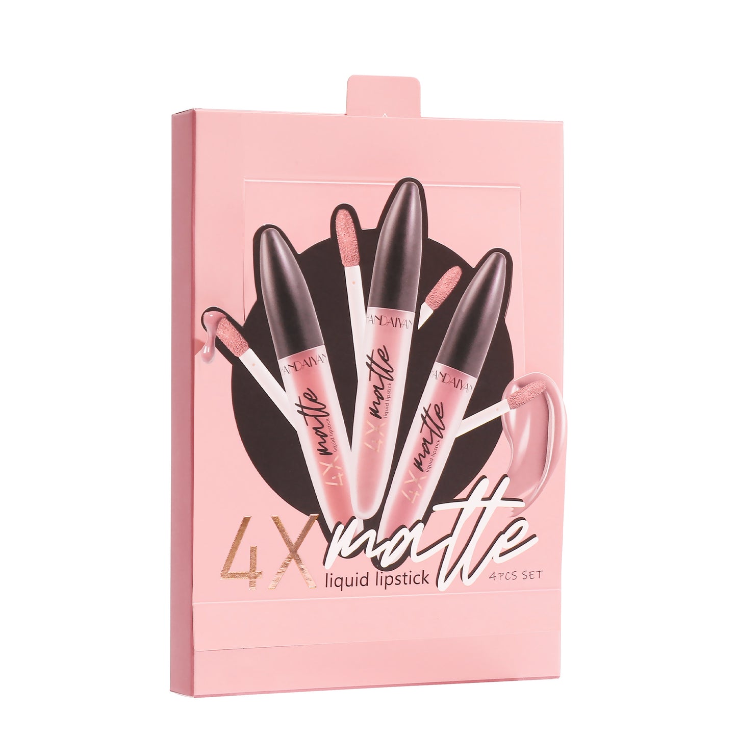 Handaiyan Four-Times Matte Lip Gloss Set Long Lasting No-Transfer Lipstick