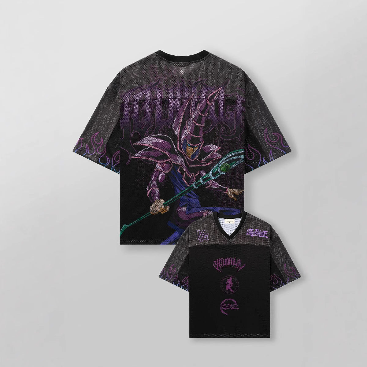 Men's Oversized Anime Print Gym T-Shirt