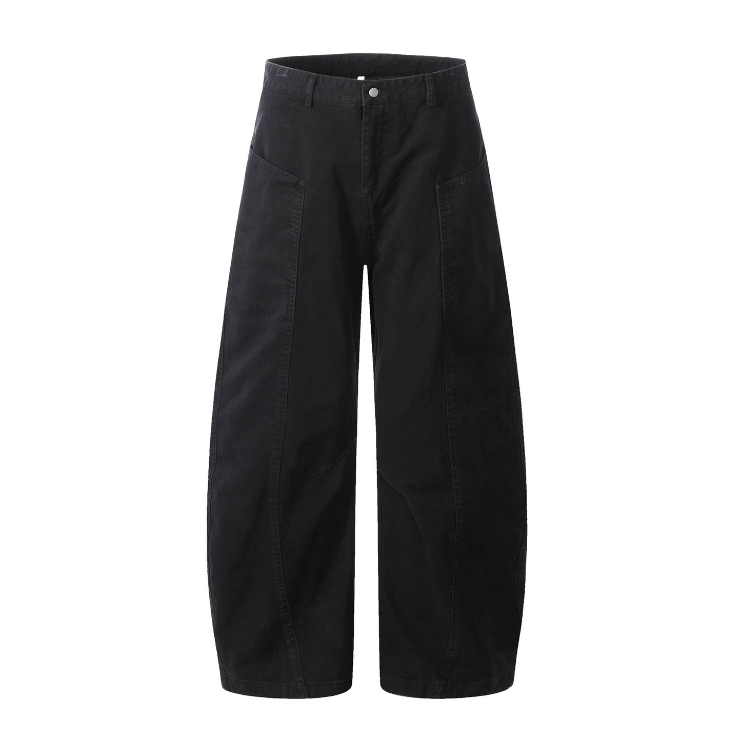 Stitching deconstruction design sense machete workwear casual pants women's summer new American retro loose wide-leg pants