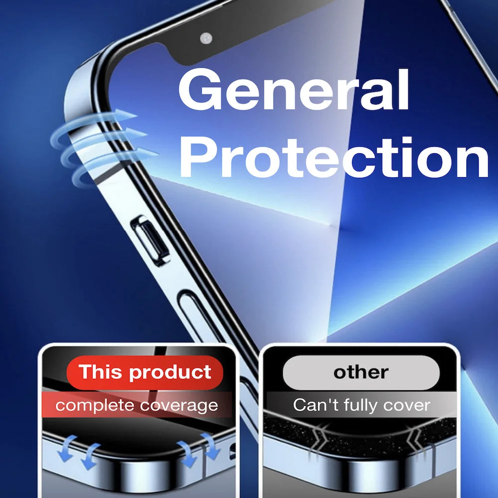 Ultimate Premium Tempered Glass Screen Protector for iPhone 16, 15 Pro Max, 14 Plus, 13, 12, 11, XR, XS, X - Effortless Dust-Free Installation with Complete Protection