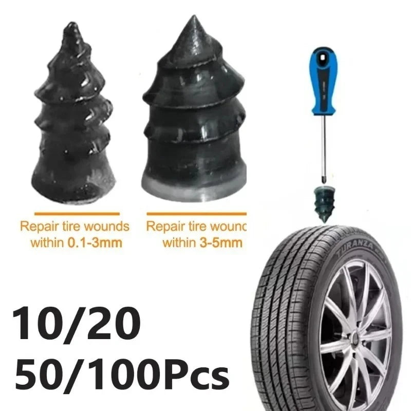 Revitalize Your Ride with the Ultimate Tire Puncture Repair Nail Kit - Perfect for Cars, Motorcycles, Scooters & Bikes!