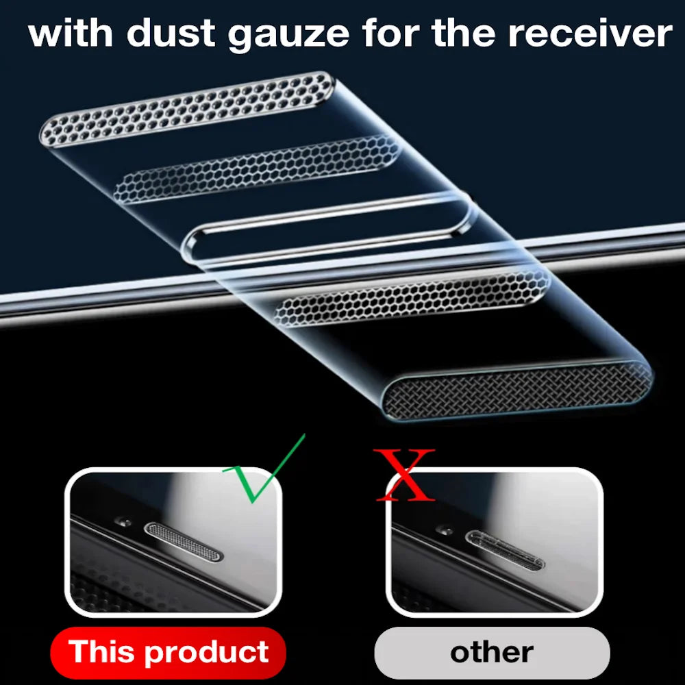 Ultimate Premium Tempered Glass Screen Protector for iPhone 16, 15 Pro Max, 14 Plus, 13, 12, 11, XR, XS, X - Effortless Dust-Free Installation with Complete Protection