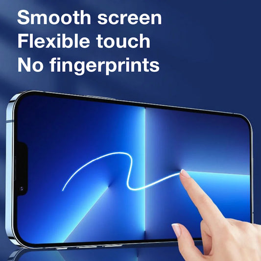 Ultimate Premium Tempered Glass Screen Protector for iPhone 16, 15 Pro Max, 14 Plus, 13, 12, 11, XR, XS, X - Effortless Dust-Free Installation with Complete Protection