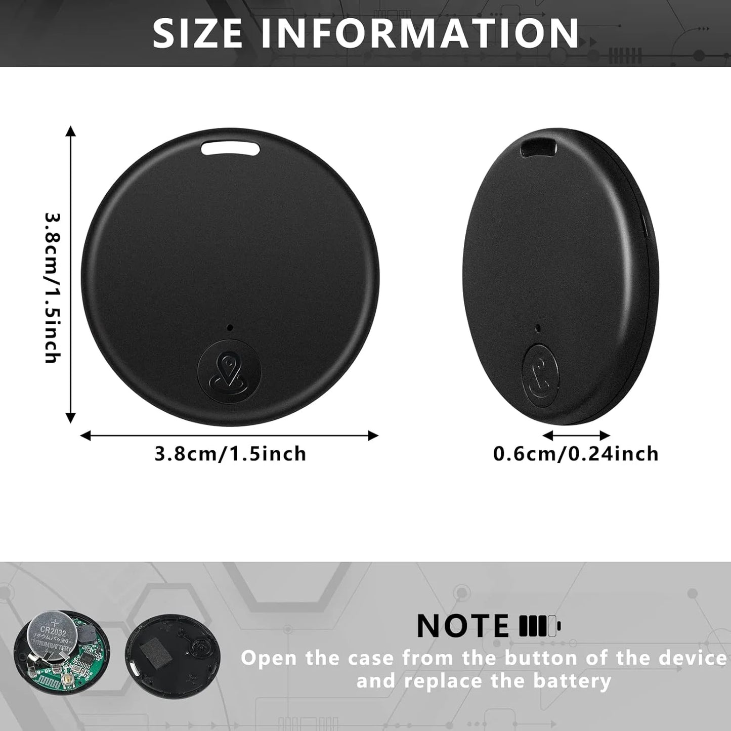 Discover Peace of Mind with Our Bluetooth Mini GPS Tracker - Ideal for Kids and Pets! Keep Your Loved Ones Safe Anytime, Anywhere!