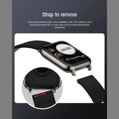 Revolutionary Smart Fitness Tracker Smartwatch for Men and Women - Heart Rate Monitor, Sleep Tracker, Waterproof Design with Music Control