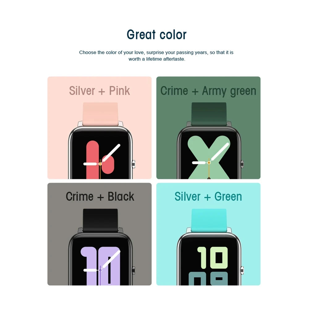 Revolutionary Smart Fitness Tracker Smartwatch for Men and Women - Heart Rate Monitor, Sleep Tracker, Waterproof Design with Music Control